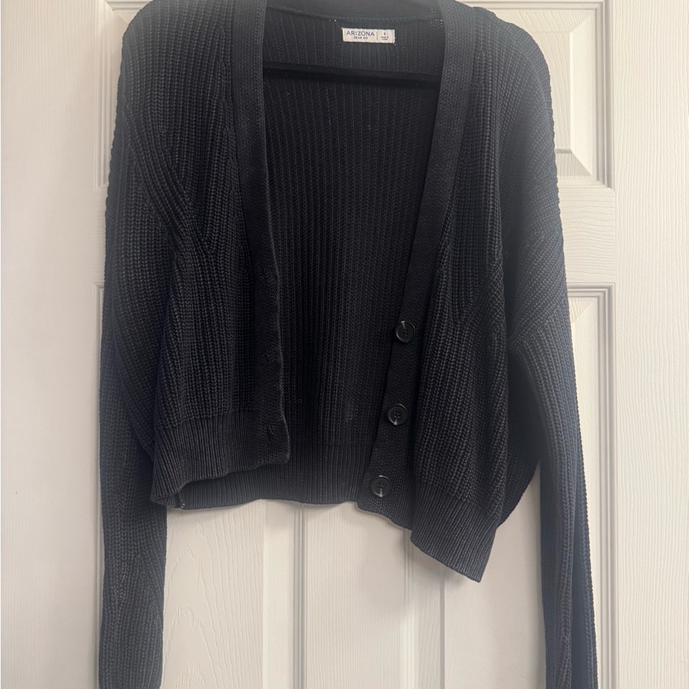 Arizona Jean Co Black Cardigan Sweater